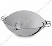 Stainless Steel Cataplana "Aroma" - Thermic Flat Bottom